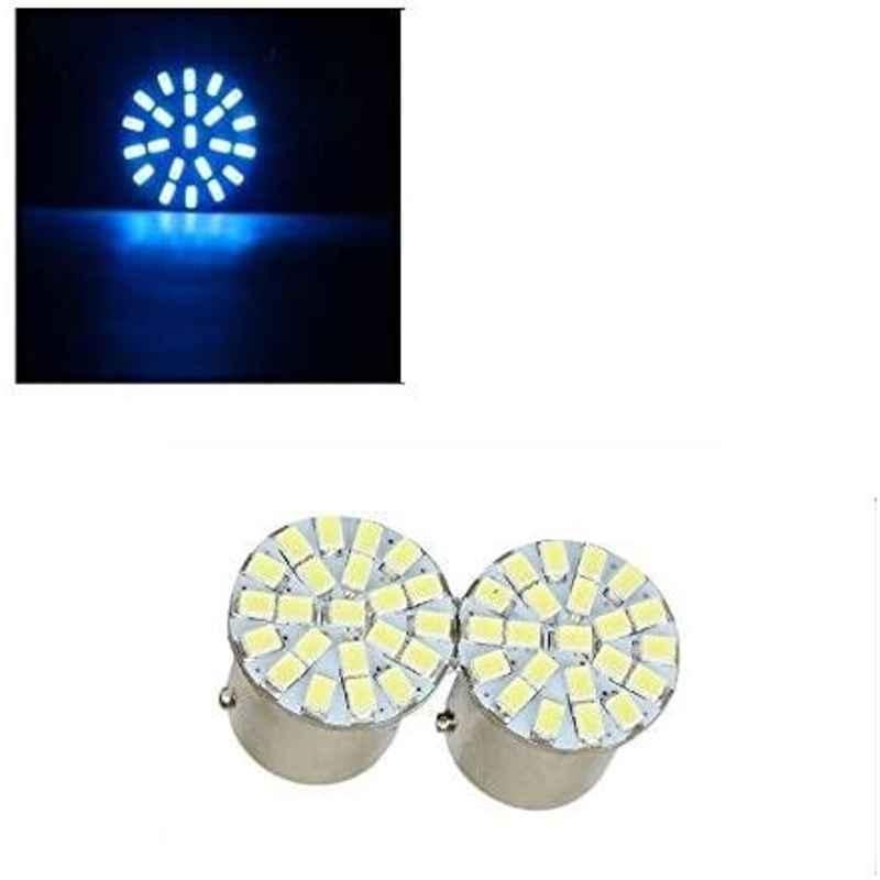 AOW 22 SMD (Blue) Led Indicator Bulb/Turn Signal Bulb for TVS Star City Plus (Pack of 2)