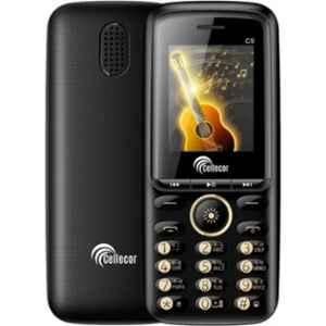 Cellecor C9 1.8 inch 1000mAh Golden Black Dual Sim Feature Phone