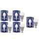 Halonix Prime Radar 10W B22 Cool Day White Motion Sensor LED Bulb, HLNX-RDR-10WB22CW (Pack of 5)