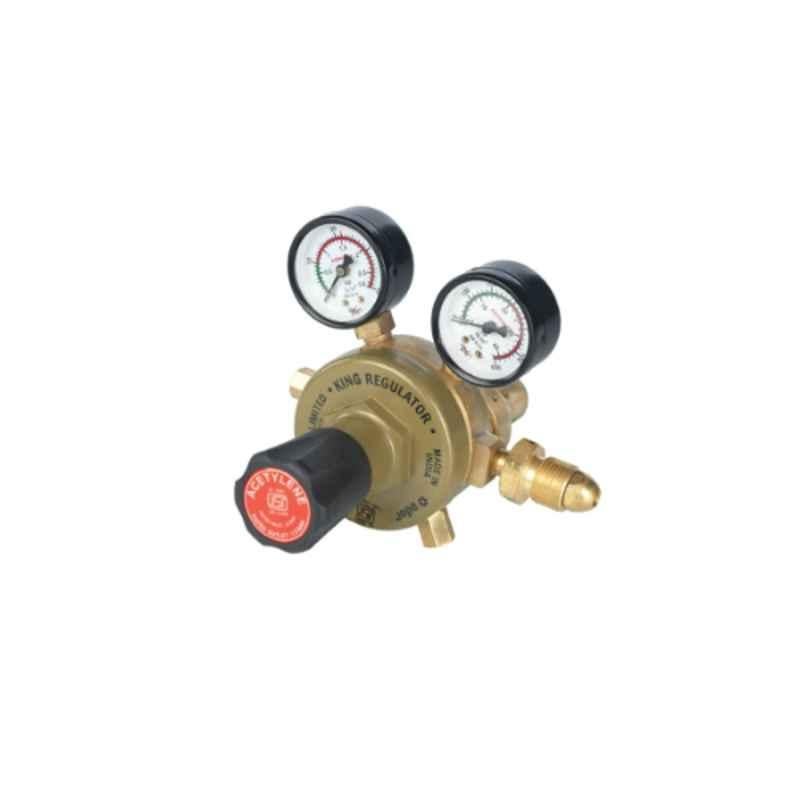 Ador Welding King 1000lpm Two Stage Oxygen Regulator with Two Gauges, S10.64.510.0058