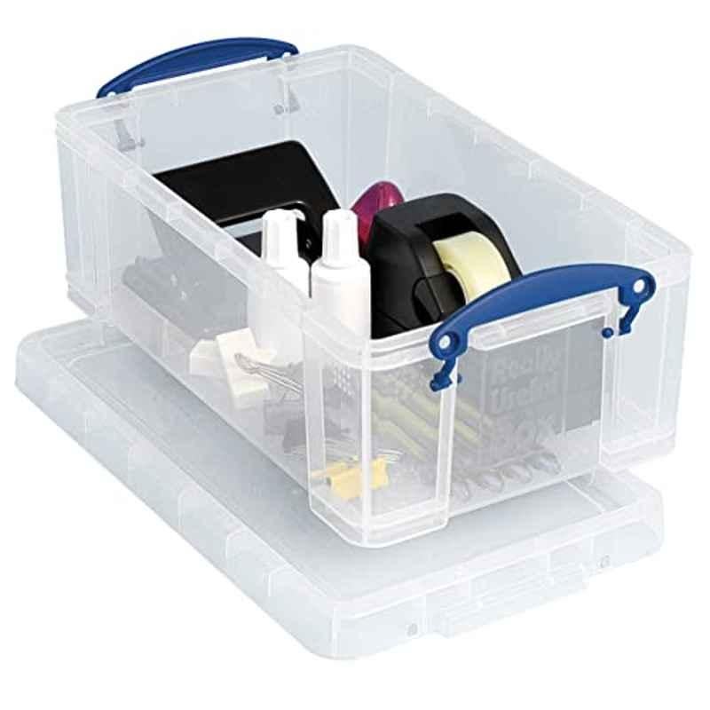 Really Useful 5L Plastic Clear Storage Box, 5C