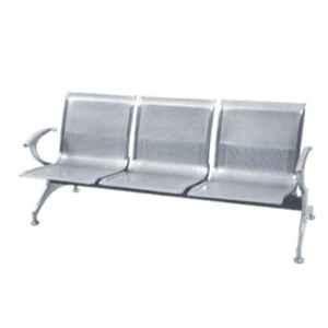 Yes Kay 3 Seater Stainless Steel Chrome Plated Waiting Chair
