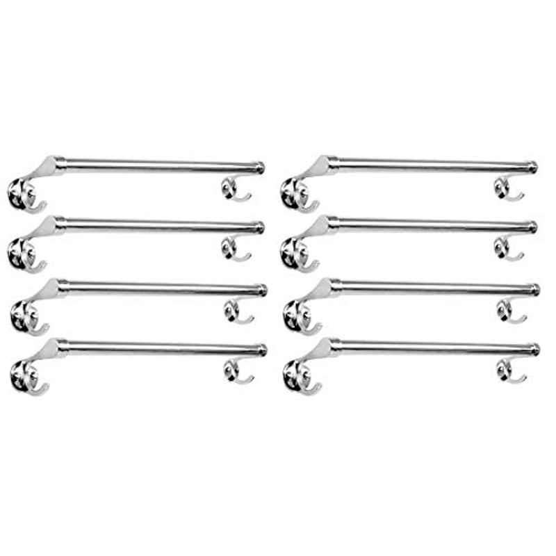 Torofy 24 inch Stainless Steel Silver Wall Mounted Towel Bar (Pack of 8)