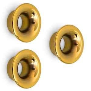 Plantex Knobs for Cabinet/Drawer Knobs/Round Knobs for Cabinets/Pull-Push Knob for Kitchen/Bedroom Drawer (Pack of 3) Gold