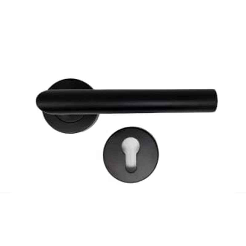 Robustline Ebony Metal Black L Type Lever Door Handle