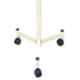 Smart Care HF17 Stainless Steel I.V. Folding Stand with Wheel