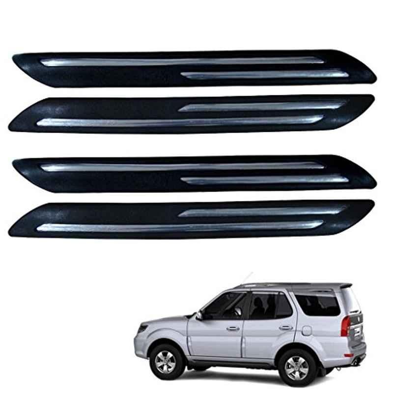 Kozdiko 4 Pcs Double Chrome Bumper Protector Set for Tata Grand Dicor