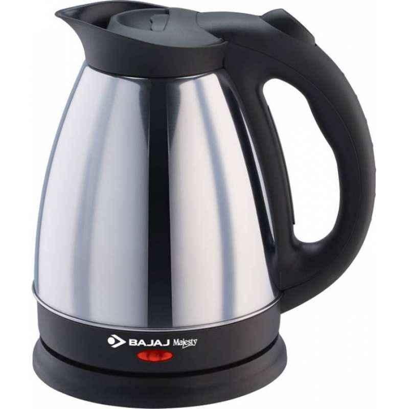 Bajaj 1.7L Black & Silver KTX 15 Cordless Electric Kettle