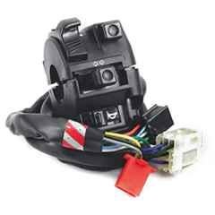 Uno Minda LHS Handle Bar Switch with 3 Coupler for Hero Splendor Pro & i-Smart, SW-0685M