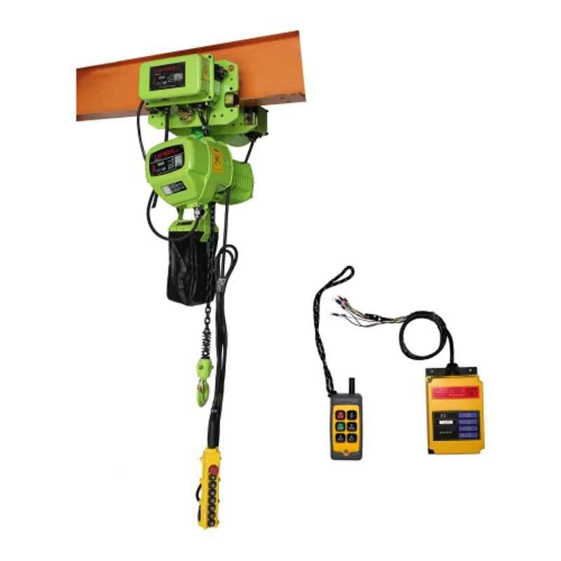 Lifmex 1 Ton Electrical Chain Block with Trolley, LECBT1