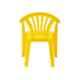 Italica Polypropylene Yellow Baby Arm Chair, 9602