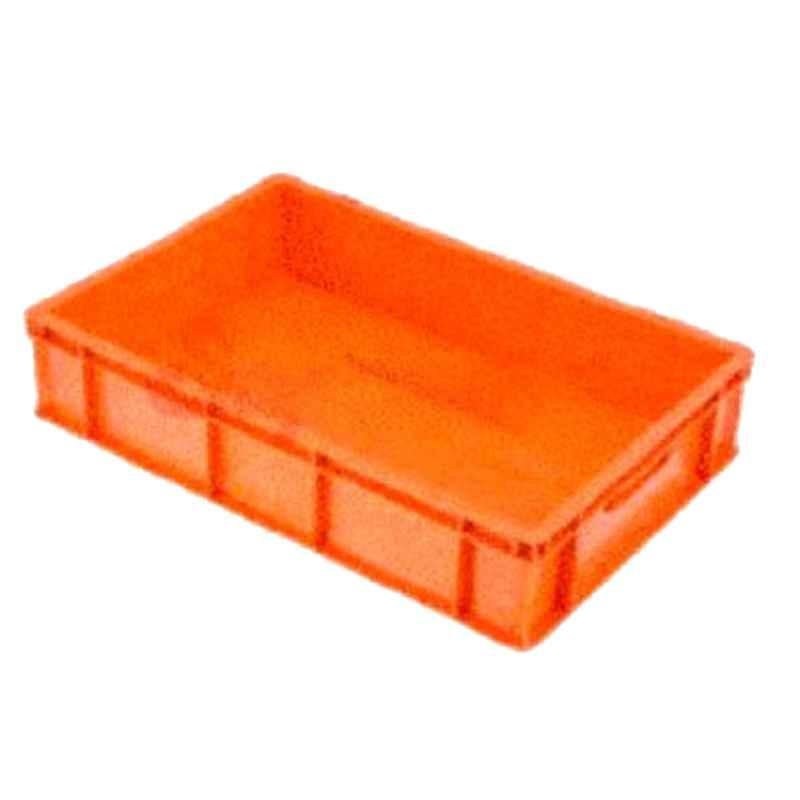 Supreme 25L 600x400x125mm Plastic Orange Crate, SCL-604012