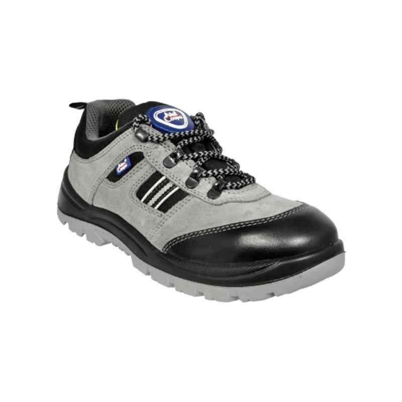 Allen Cooper AC-1156 Antistatic Steel Toe Grey & Black Work Safety Shoes, Size: 12