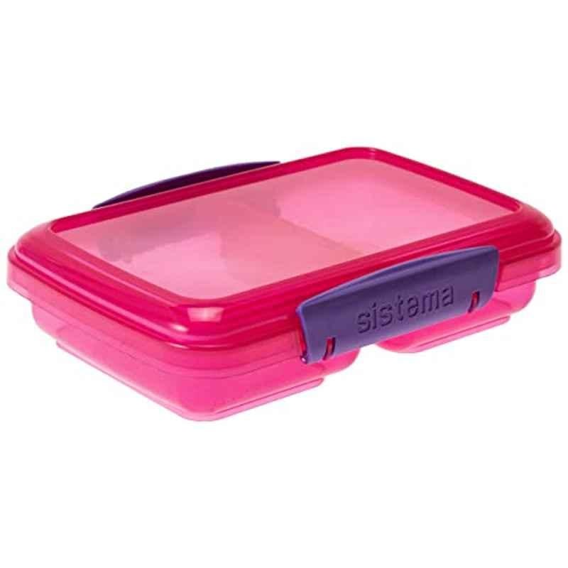 Sistema 350ml Plastic Pink Lunch Box