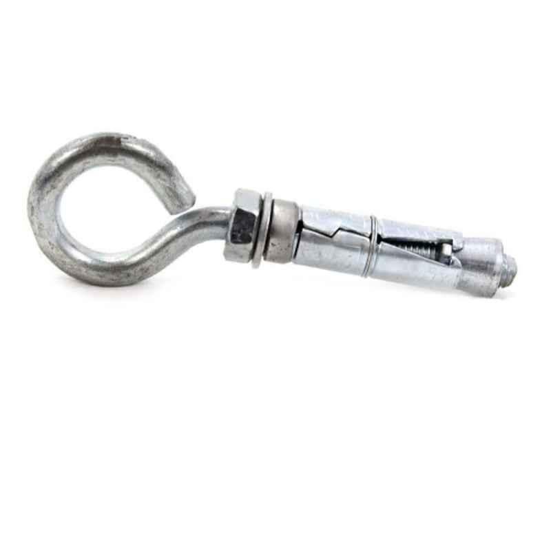 Lovely 8x100mm Heavy Duty Rawal Bolt with Hook Eyelet (Pack of 6)