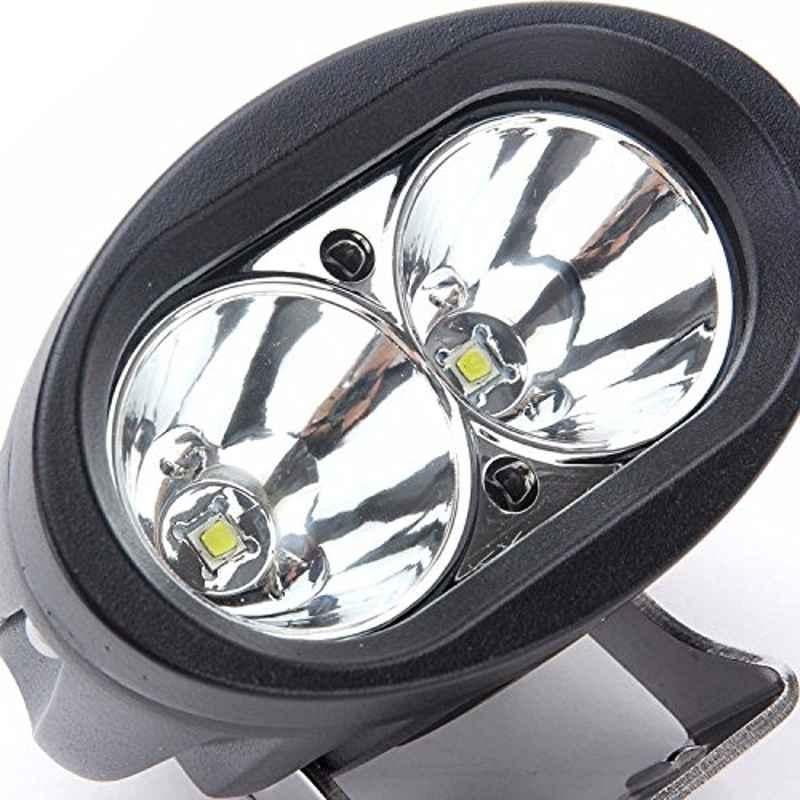 AllExtreme EX4DPL1 4 inch 20W Oval White CREE LED SMD Projector Fog Lamp with Spot Flood Beam