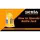 Penta PJ1504 15 Ton Heavy Duty Hydraulic Bottle Jack with Overload Protection, Cast Iron Base & Hard Chrome Plated Piston, E 11