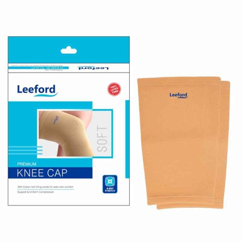Leeford Nylon Orange Knee Cap Support, Size: XL