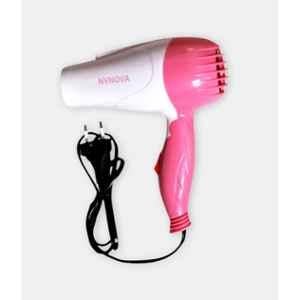 Nova 1290 1000W Pink Foldable Hair Dryer