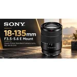 Sony SEL18135 18-135mm F3.5-5.6 E Mount Zoom Prime Standard Camera Lens, SEL18135