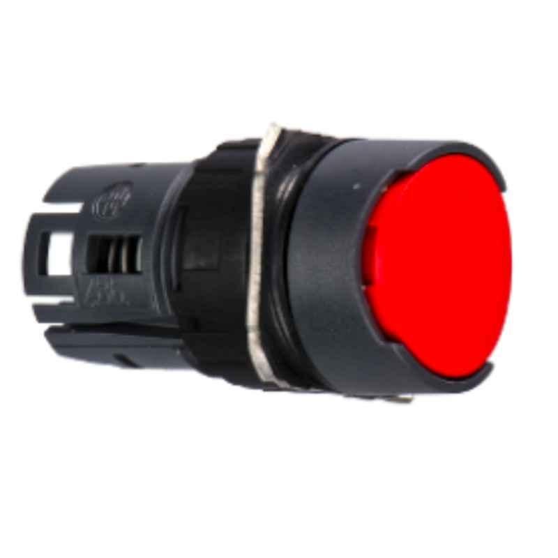 Schneider Harmony 16mm Red Flush Spring Return Head Push Button, ZB6AA4
