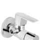 Marcoware Recto Brass Chrome Finish 2 Way Angle Valve with Wall Flange