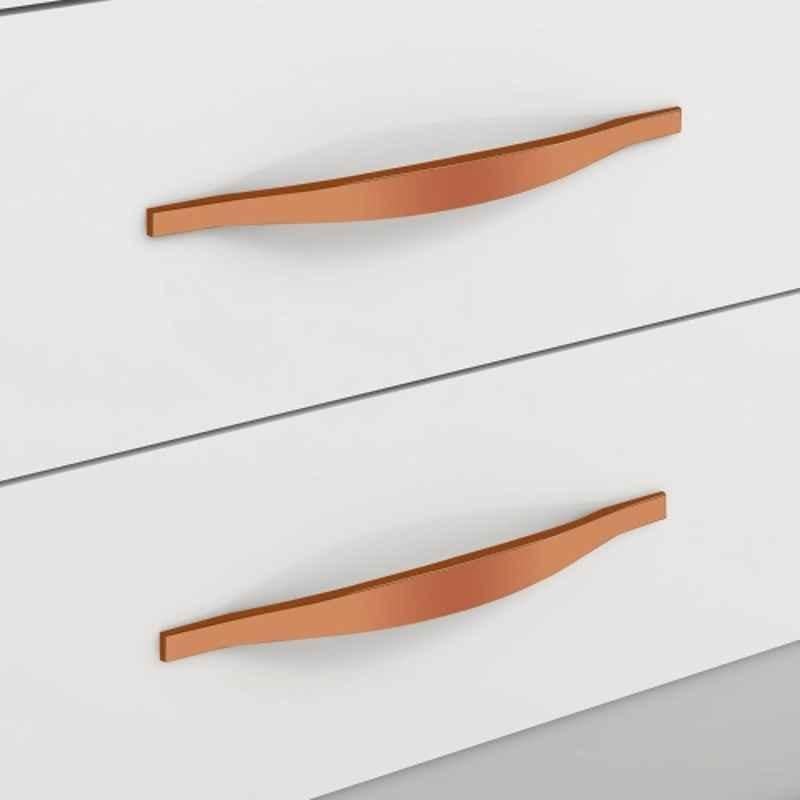 Plantex 224mm Zinc Rose Gold Pull Cabinet Handle for Home & Office, APS-PH-102-RG-224MM-PK2 (Pack of 2)