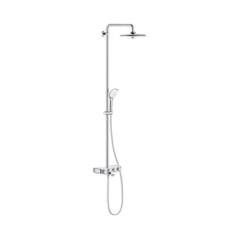 Grohe Euphoria Smartcontrol-260 1558x450mm Silver Mono Shower System with Bath Thermostat, 26510000