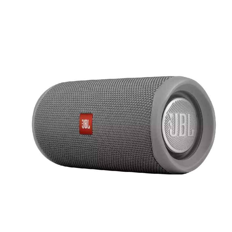 JBL Flip 5 12hrs Grey Waterproof Bluetooth Speaker, JBL-FLIP5-GREY