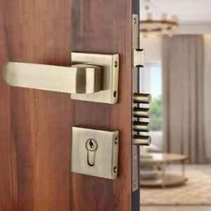 VIN KRAFT 60mm Stainless Steel Antique Brass Mortise Door Lock Handle Set with 3 Keys, VK002-ROSE-OSK-AB