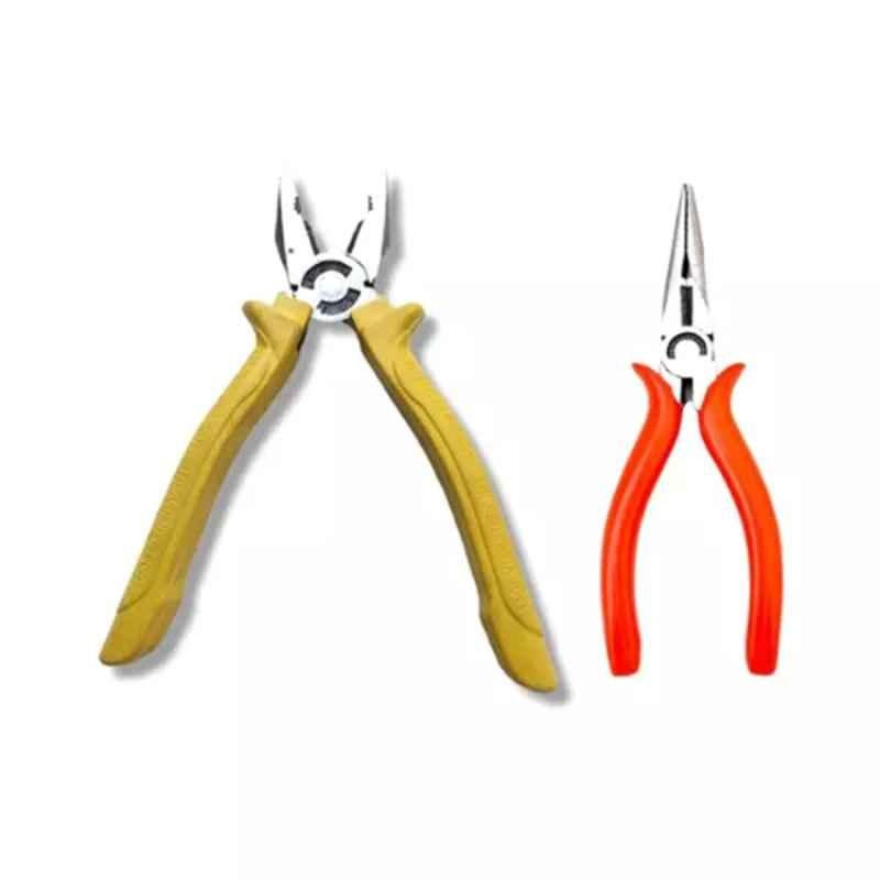 Sky Blue 2 Pcs 7.8 inch Lineman Plier Combo, SBE_PLIER_COMBO_MOD_01567