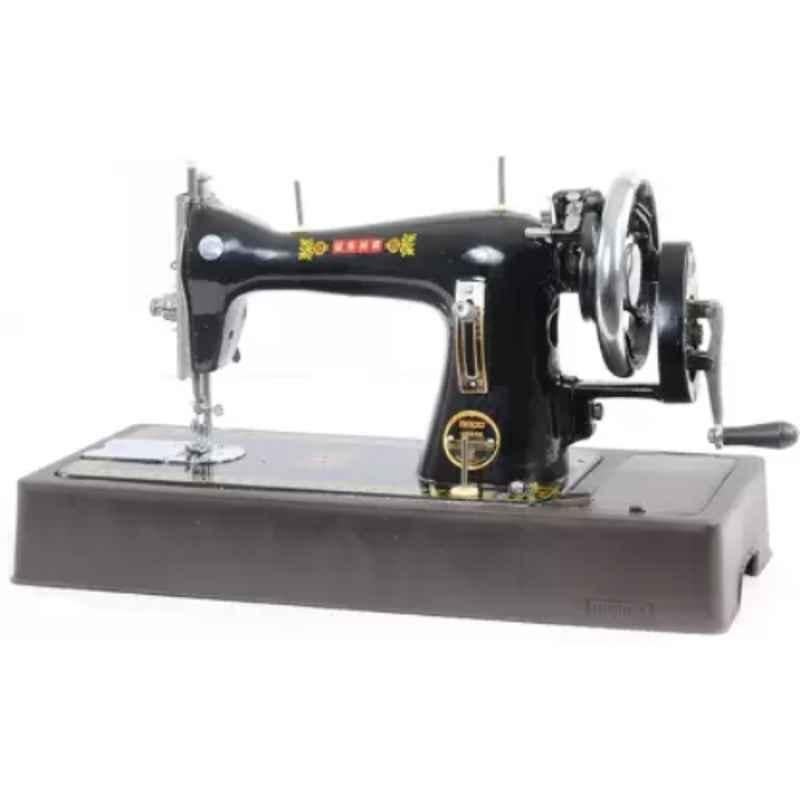 Usha Umang Black Manual Sewing Machine with Cover