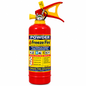 Freeze Fire 1kg ABC Powder Type Fire Extinguisher