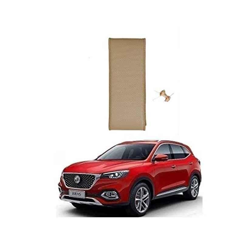 Kozdiko Faux Leather Beige Stitchable Steering Wheel Cover for MG Hector