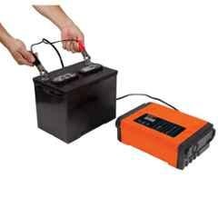 Buy Black & Decker BC12-B2 2/8/12A 3 Speed Automatic Battery Charger ...