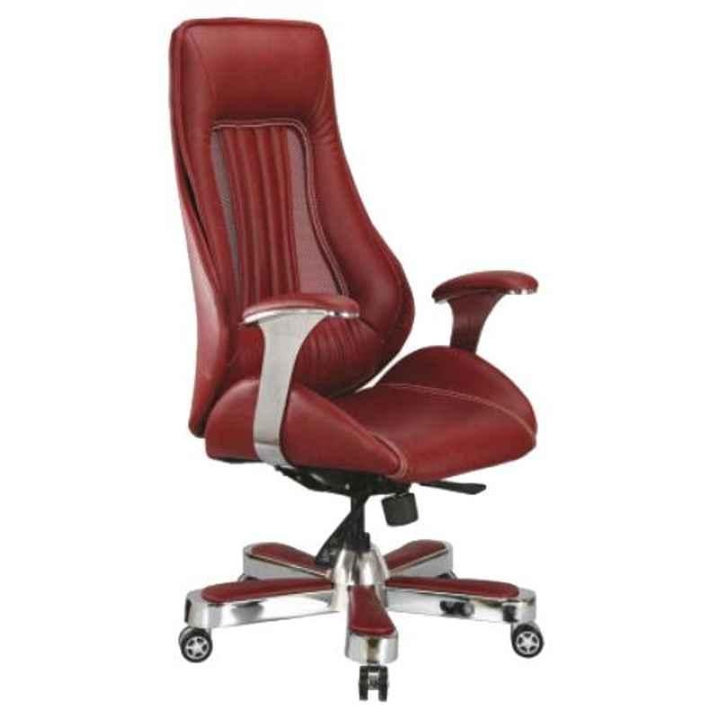 Buy Master Labs Mesh Fabric Brown Office Chair with Fixed Arm, MLF-156  Online At Best Price On Moglix