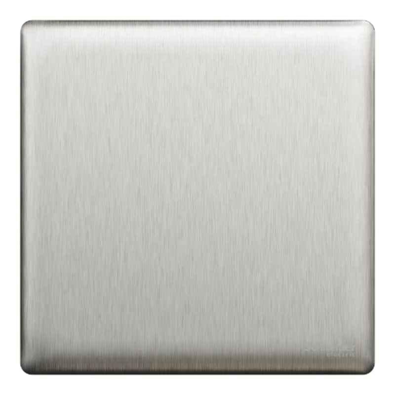 Schneider Electric Unica X 16A 250V 1 Way 1 Gang Stainless Steel Switch, NUX31_1_SS