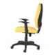 Caddy PU Leatherette Yellow Adjustable Office Chair with Back Support, DM 91