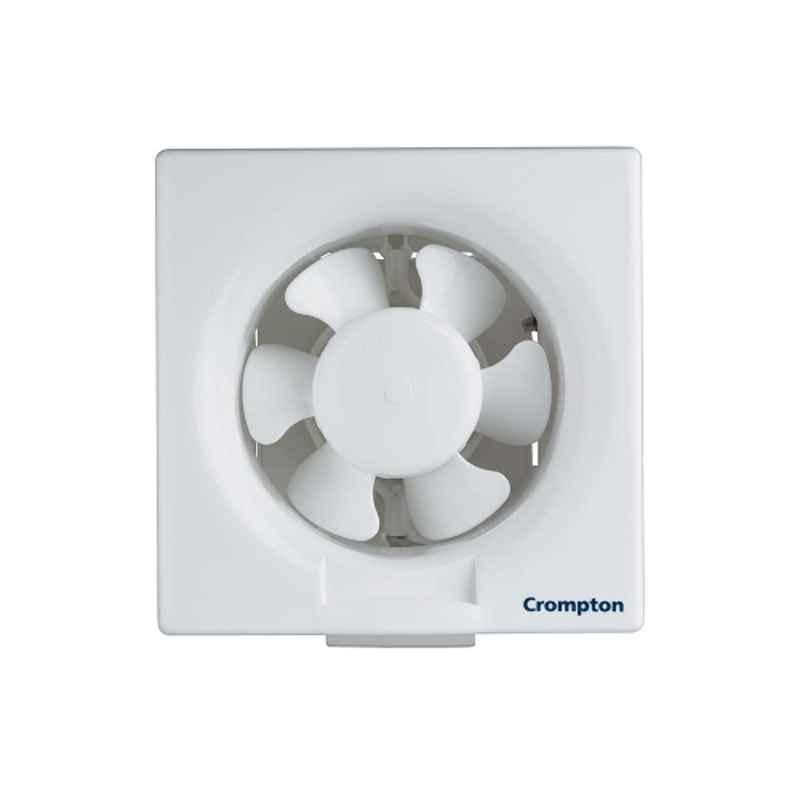 Crompton Brisk Air 30W 1300rpm White 5 Blade Exhaust Fan with 2 Years Warranty, Sweep: 200 mm