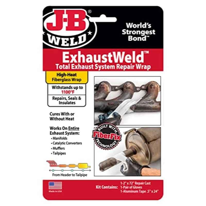 J-B Weld ExhaustWeld 2x72 inch White Repair Wrap, 38572