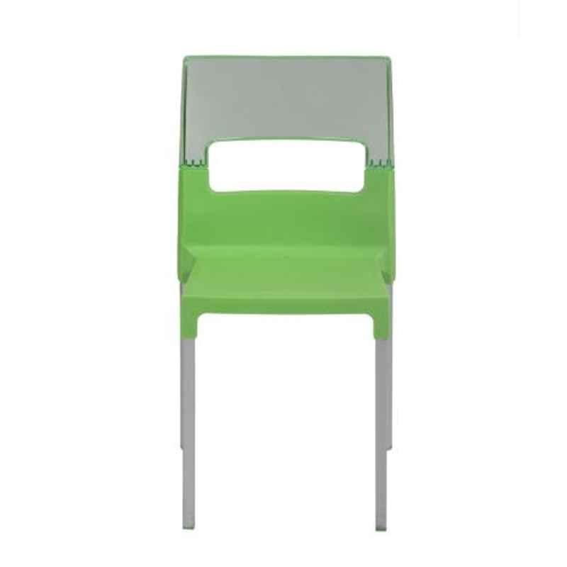 Supreme Diva Green & Light Green Chair without Arm (Pack of 4)