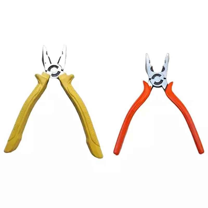 Sky Blue 2 Pcs 7.8 inch Lineman Plier Combo, SBE_PLIER_COMBO_MOD_01586