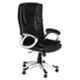 High Living Cupid Leatherette Medium Back Black Office Chair