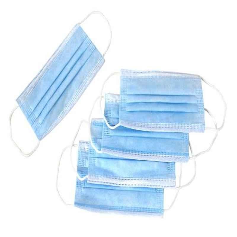 HYGIA Plus 3-Ply Blue Disposable Mask with Meltblown Filter (Pack of 50)