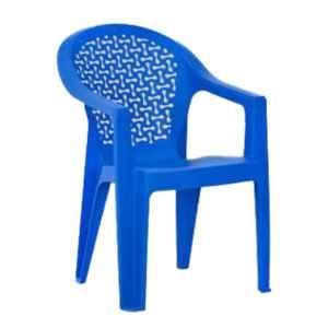 Nilkamal Comfy Plastic Blue Outdoor Chair, (Pack of 2)