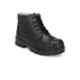 Eego Italy Leather Steel Toe Black Work Safety Boots, Size: 9, WW-87