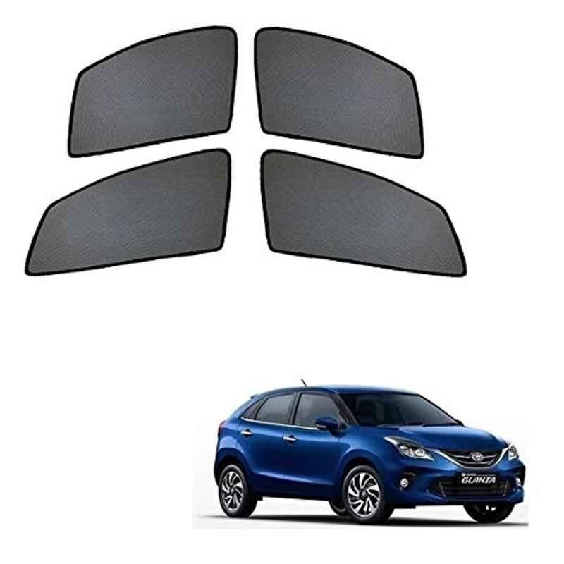 Kozdiko 4 Pcs Car Half Magnetic Sunshade Curtain Set for Toyota Glanza