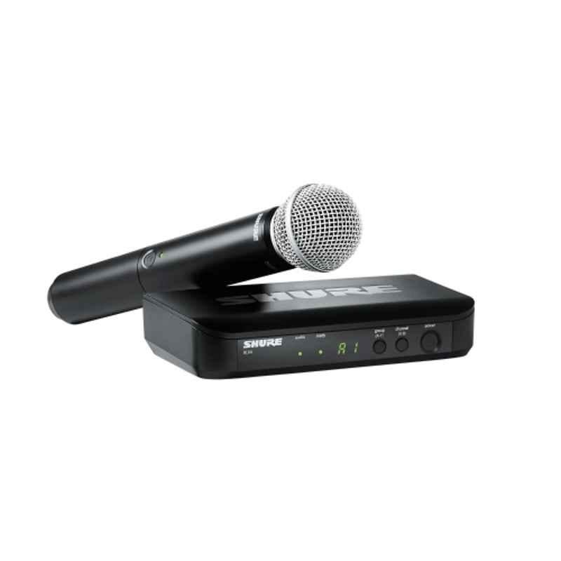 Shure 150Ohms Wireless Vocal System with Handheld Microphone, BLX BLX24/SM58-H10