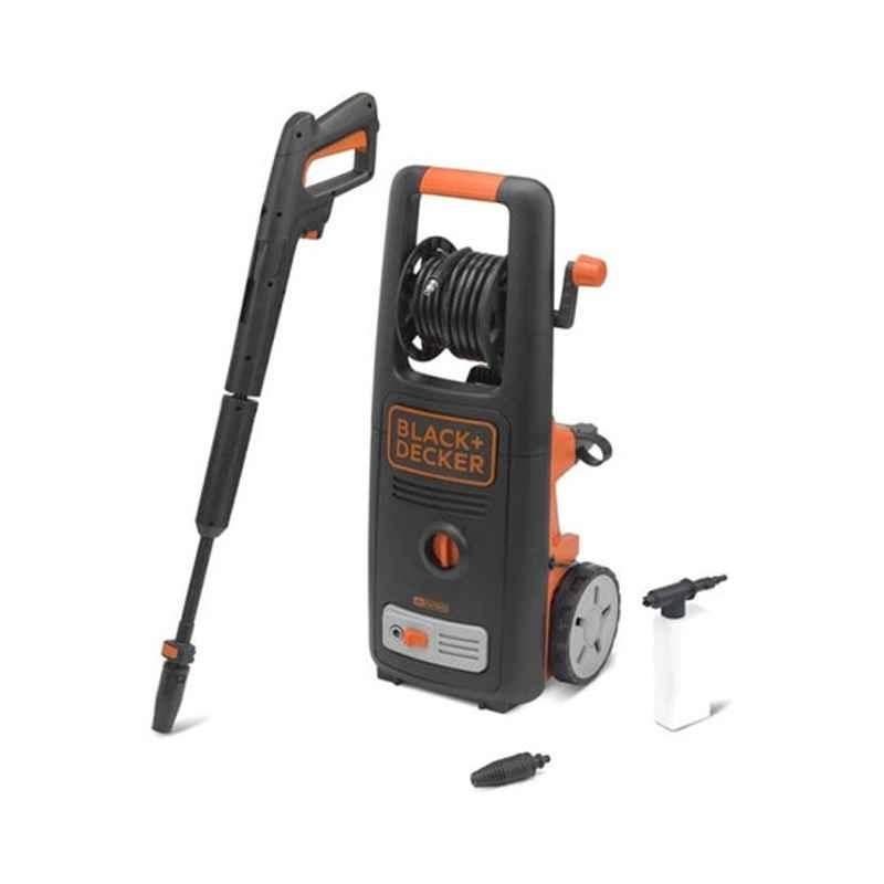 Black & Decker 1800W Aluminium Orange & Black Pressure Washer with TSS Lock System, BXPW1800E-B5