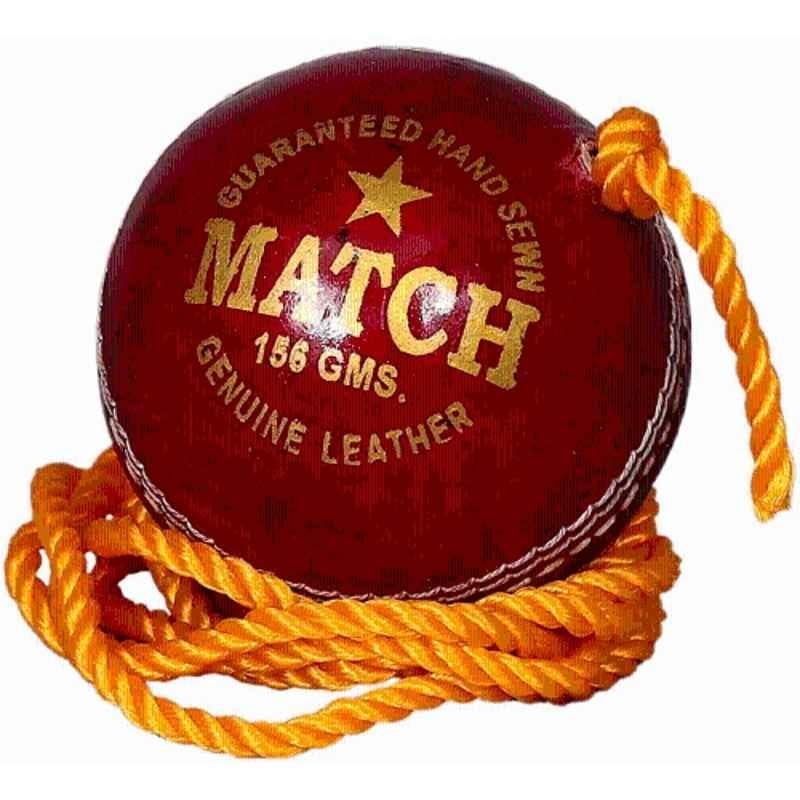 QUIT-X 7.62cm Standard Red Limited Edition Hanging & Knocking Cricket Training Ball for Practice